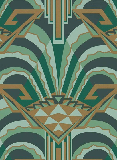 Art Deco Tapete Conway von Zoffany - Poison