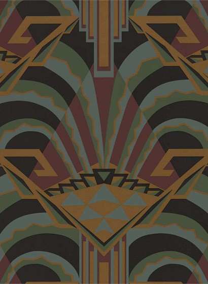 Art Deco Tapete Conway von Zoffany - Sahara