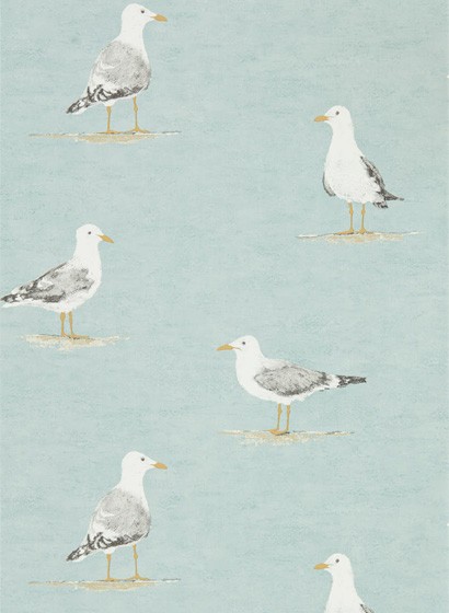 Sanderson Papier peint Shore Birds - Sky