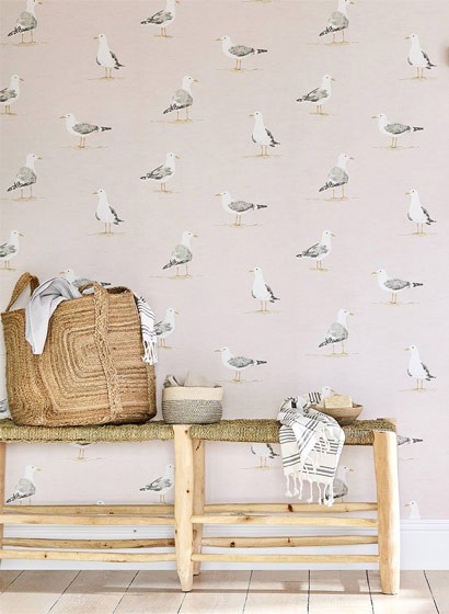 Sanderson Wallpaper Shore Birds