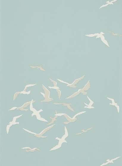 Seevögel  Tapete Larina von Sanderson - Sky