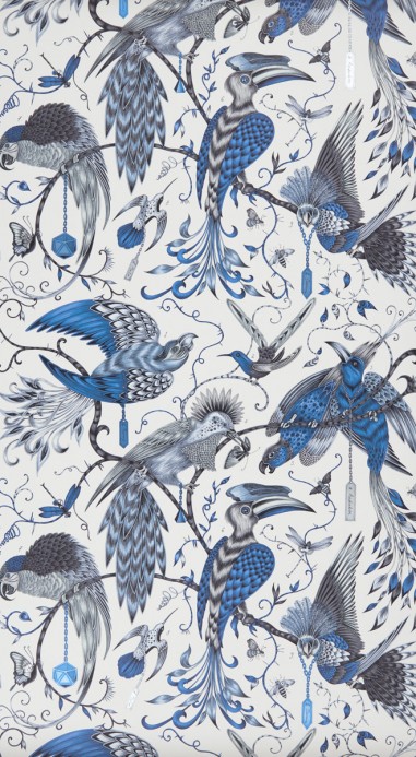 Clarke & Clarke Wallpaper Audubon Blue
