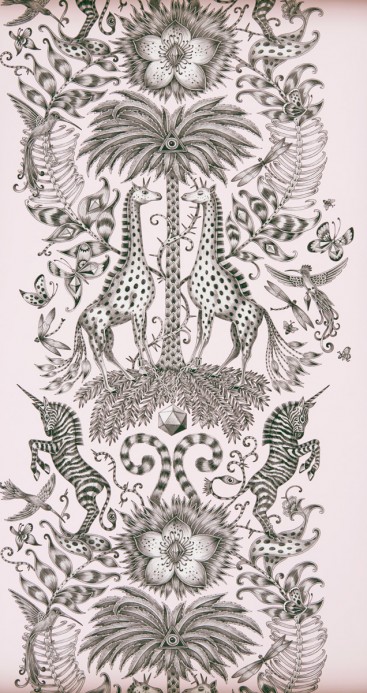 Streifentapete Kruger von Clarke & Clarke - Pink