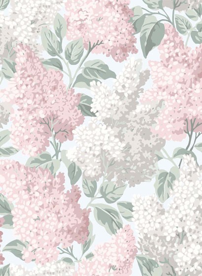 Cole & Son Wallpaper Lilac Pink/ Grey