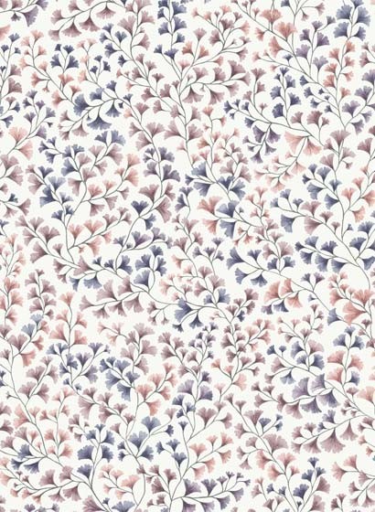 Cole & Son Wallpaper Maidenhair Mulberry/ Ink