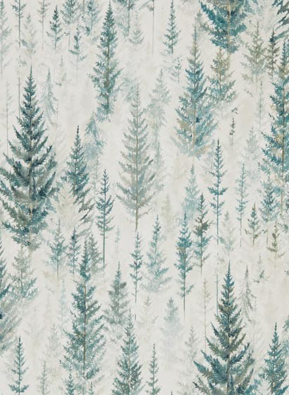 Sanderson Papier peint Juniper Pine - Forest