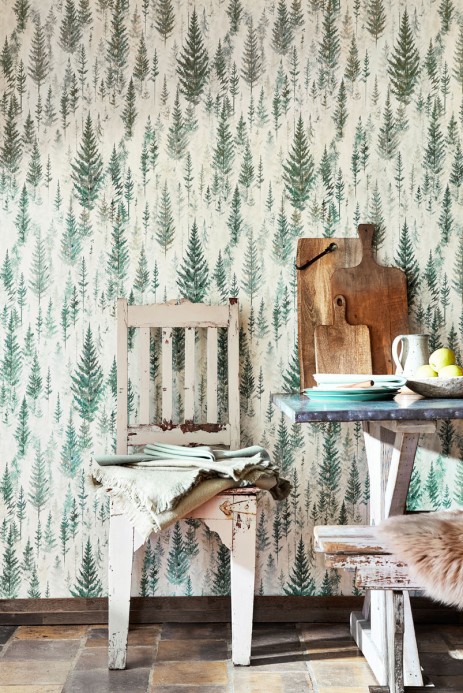 Sanderson Wallpaper Juniper Pine Forest