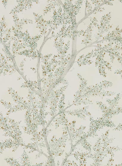 Sanderson Wallpaper Farthing Wood Sage Grey