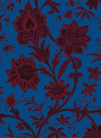 House of Hackney Papier peint Indienne - Lapis Blue