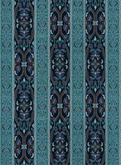 House of Hackney Wallpaper Mamounia Midnight/ Azurite