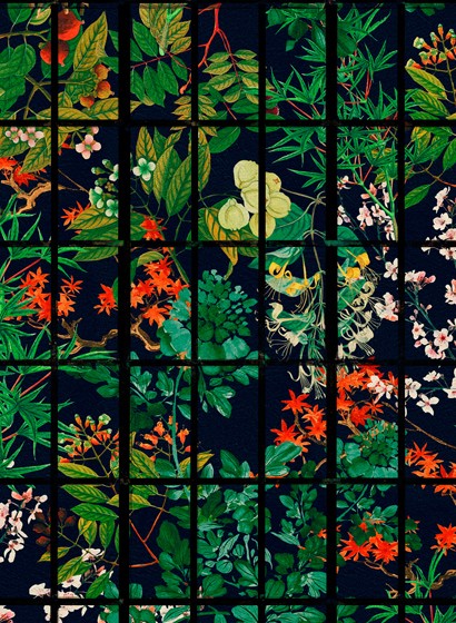 MINDTHEGAP Wallpaper Japanese Garden Night
