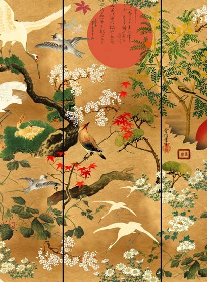Japanische Tapete Byobu von MINDTHEGAP - WP20343