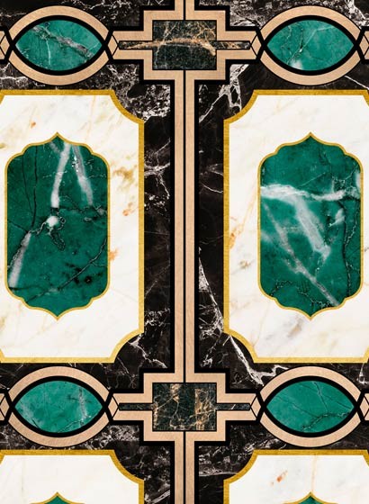 MINDTHEGAP Wallpaper Waldorf Emerald