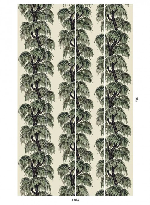 House of Hackney Wallpaper Babylon Papyrus/ Willow
