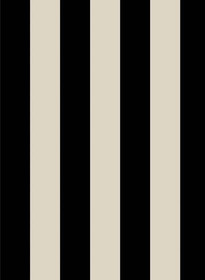 Wandbild Mono Stripe von House of Hackney - Off-Black & Oyst