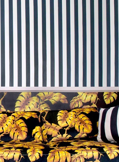 House of Hackney Mural Mono Stripe