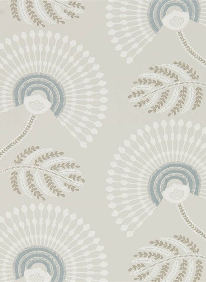 Florale Tapete Louella von Harlequin - Seaglass/ Pearl
