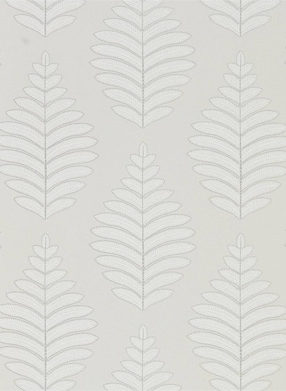 Blätter Tapete Lucielle von Harlequin - Linen/ Silver