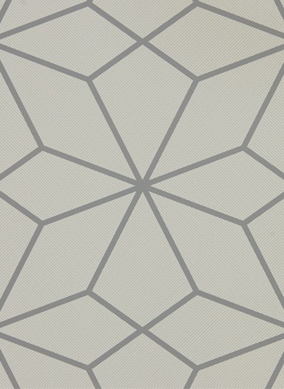 Geometrische Tapete Axal von Harlequin - Slate