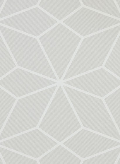 Geometrische Tapete Axal von Harlequin - Chalk