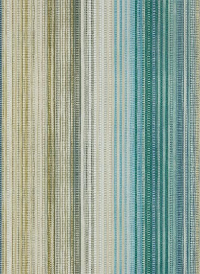 Tapete Spectro Stripe von Harlequin - Emerald/ Marine