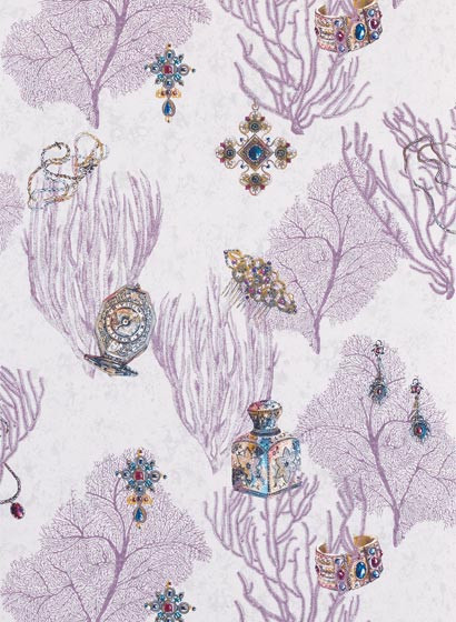 Korallentapete Coralino v. Osborne & Little - Amethyst