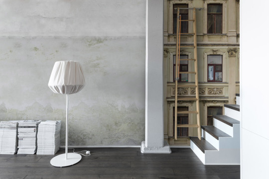 Rebel Walls Mural Urban Horizon Green