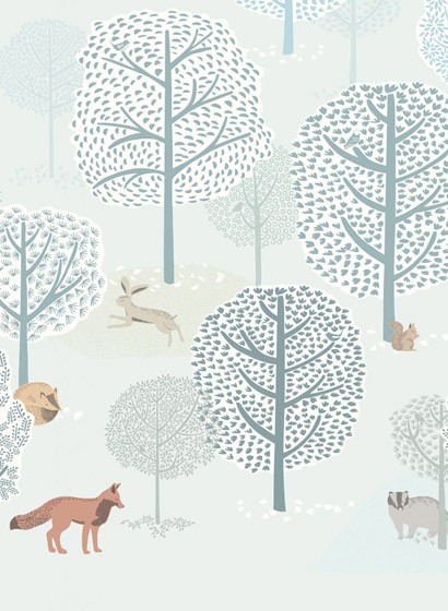 Eijffinger Papier peint Forest Animals - 399116