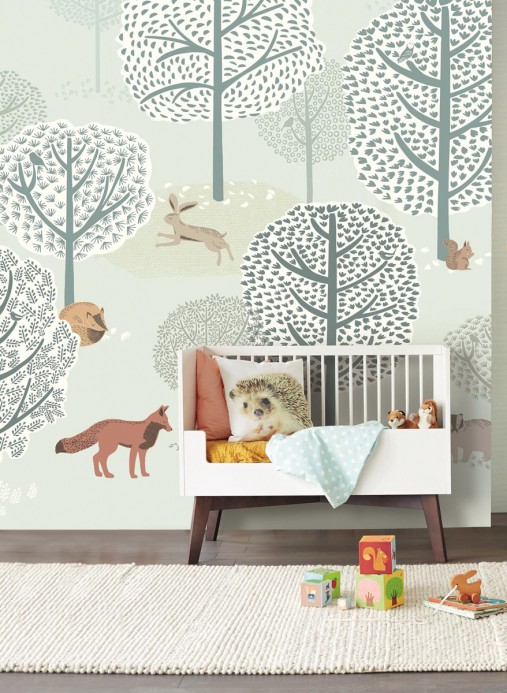 Eijffinger Wallpaper Forest Animals 399116