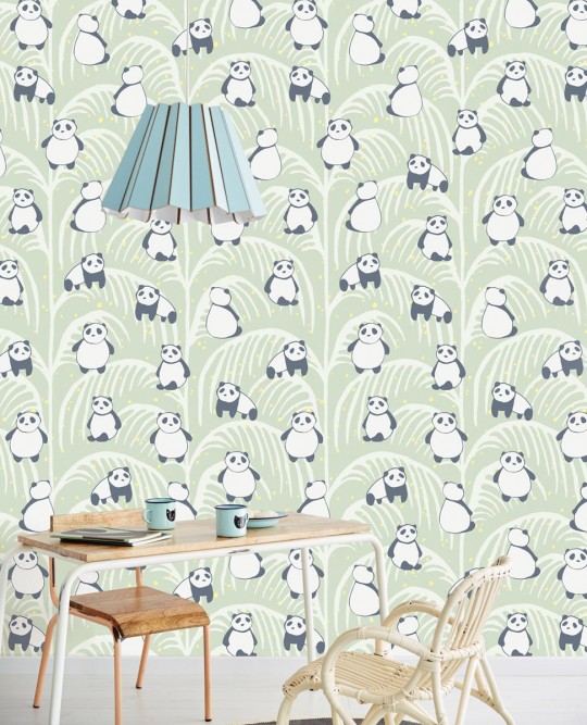 Eijffinger Wallpaper Panda Palm 399120