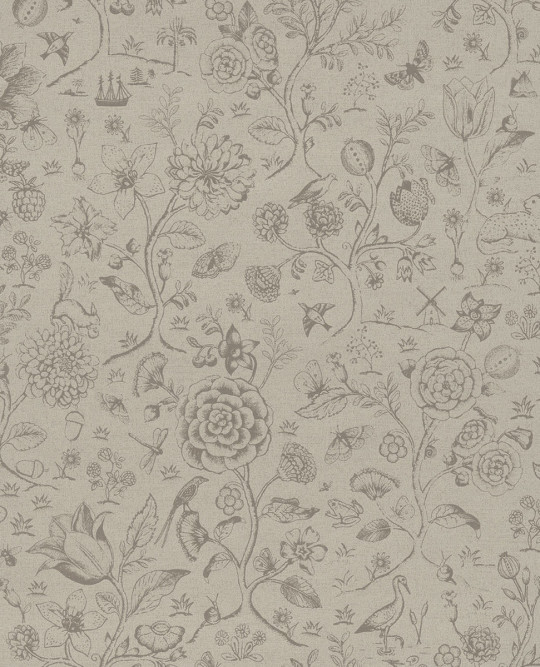 Eijffinger Papier peint Spring to Life - Braun Hellbraun