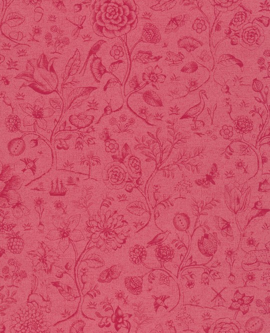 Eijffinger Wallpaper Spring to Life Rot/ Rosa