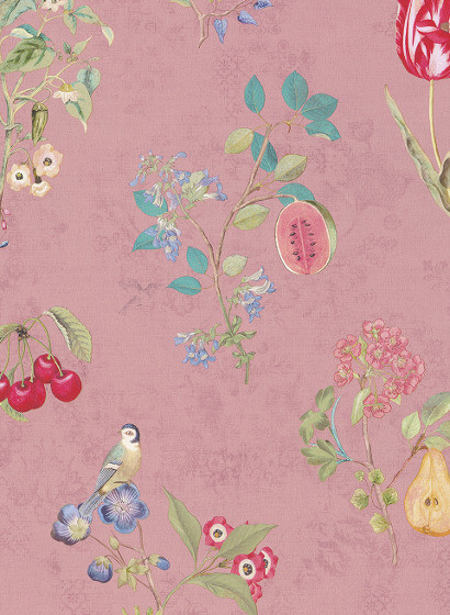 Vogel Tapete Cherry Pip von Eijffinger - 375023