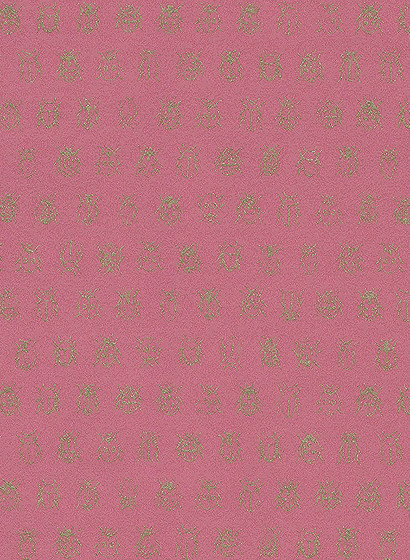 Eijffinger Wallpaper Lady Bug Rosa Hell Gold