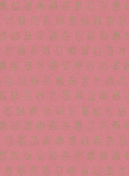 Eijffinger Wallpaper Lady Bug Rosa Gold