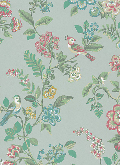 Vogel Tapete Botanical Print von Eijffinger - 375061
