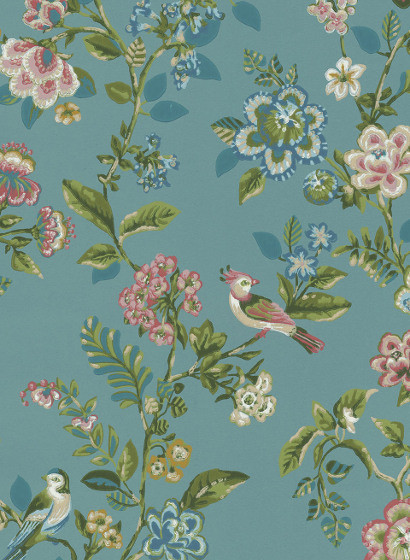 Vogel Tapete Botanical Print von Eijffinger - 375062