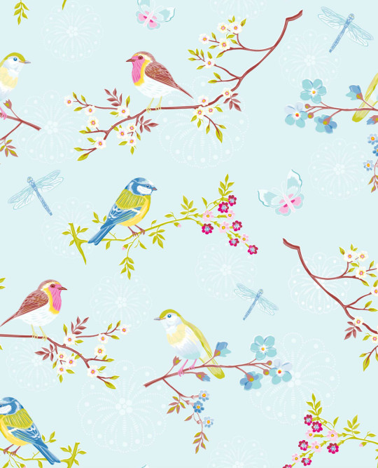 Tapete Early Bird von Eijffinger - 375081