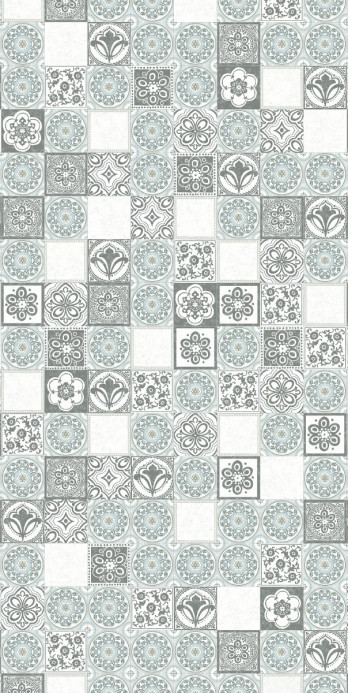 Eijffinger Carta da parati Mosaic Tiles - Beige/ Grau