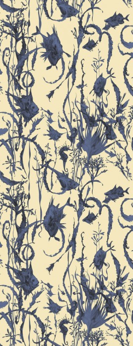 Edmond Petit Papier peint Jardin Marine - RM115-01 - Bleu