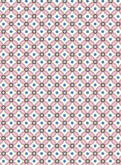 Eijffinger Papier peint Geometric - Weiß Pink