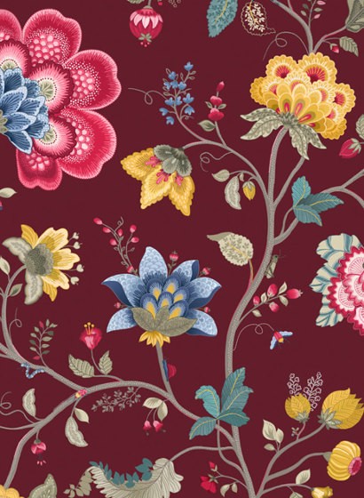 Eijffinger Wallpaper Floral Fantasy braun