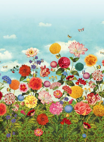 Florales Wandbild Pip Studio III 3 von Eijffinger - 341085