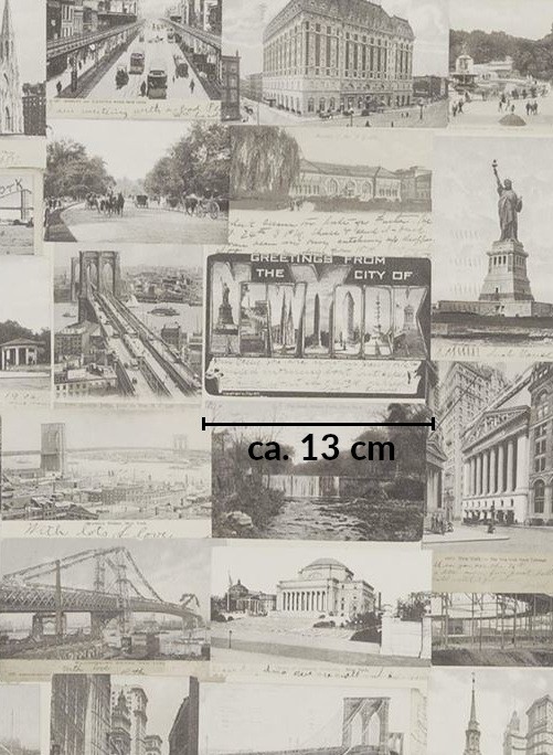 Ralph Lauren Wallpaper New York Postcard Stone