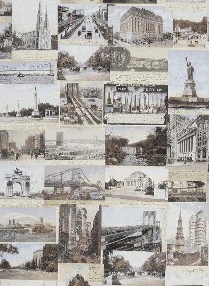Ralph Lauren Papier peint New York Postcard