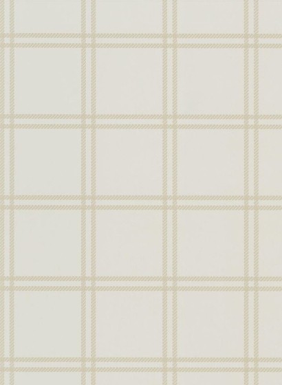 Ralph Lauren Carta da parati Shipley Windowpane - Cream