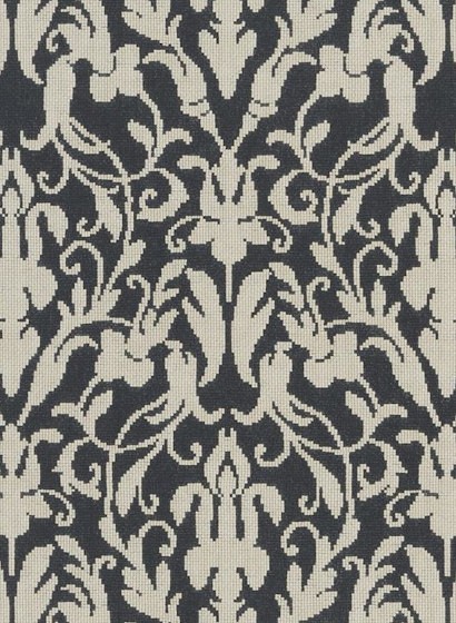 Damast Tapete Speakeasy Damask von Ralph Lauren - Black