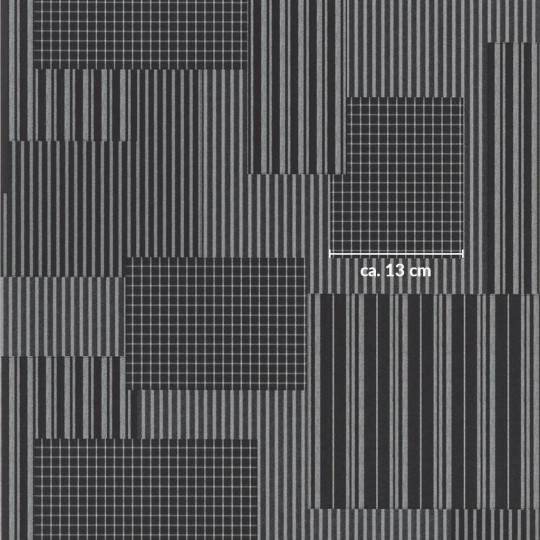 Patchwork Tapete Rivington Patchwork Ralph Lauren - Black