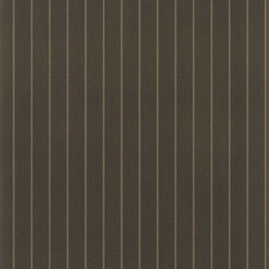 Streifentapete Chalk Stripe von Ralph Lauren - Choc