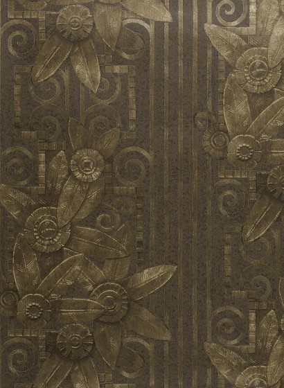 Ralph Lauren Papier peint Fleur Moderne - Bronze metallic
